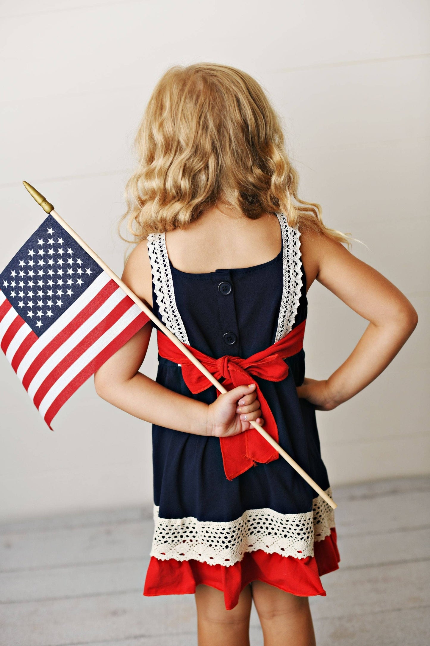 Girls American Flag Dress
