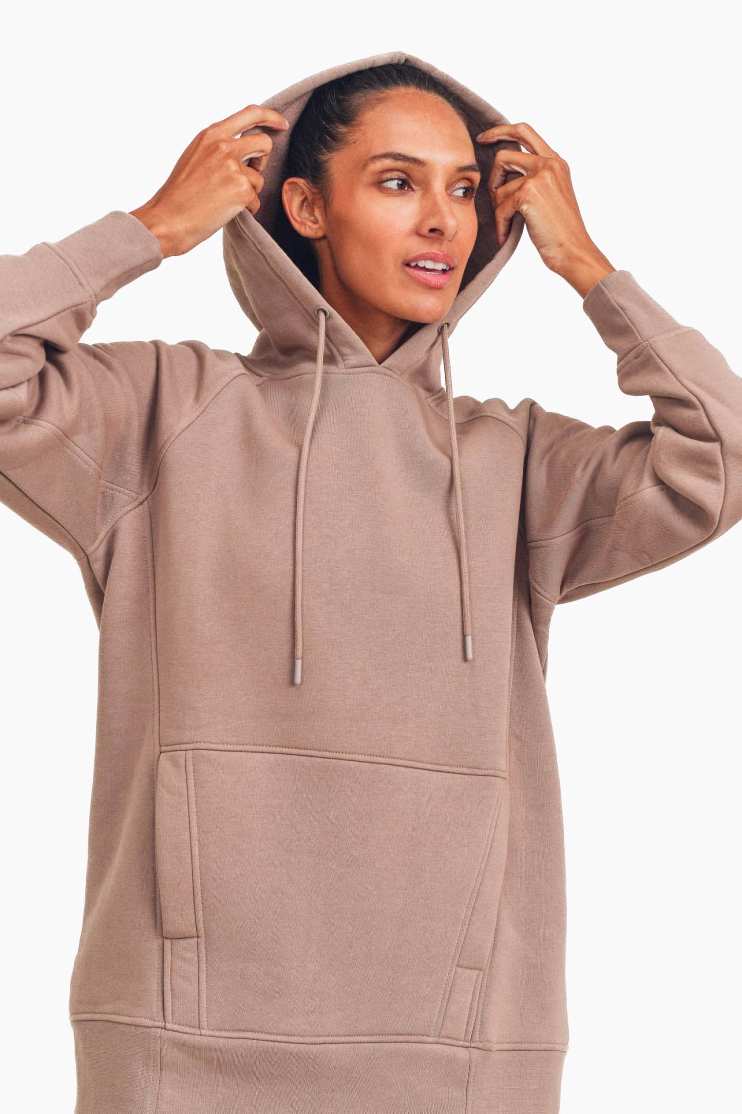 Hazel Oversized Hoodie in Toast