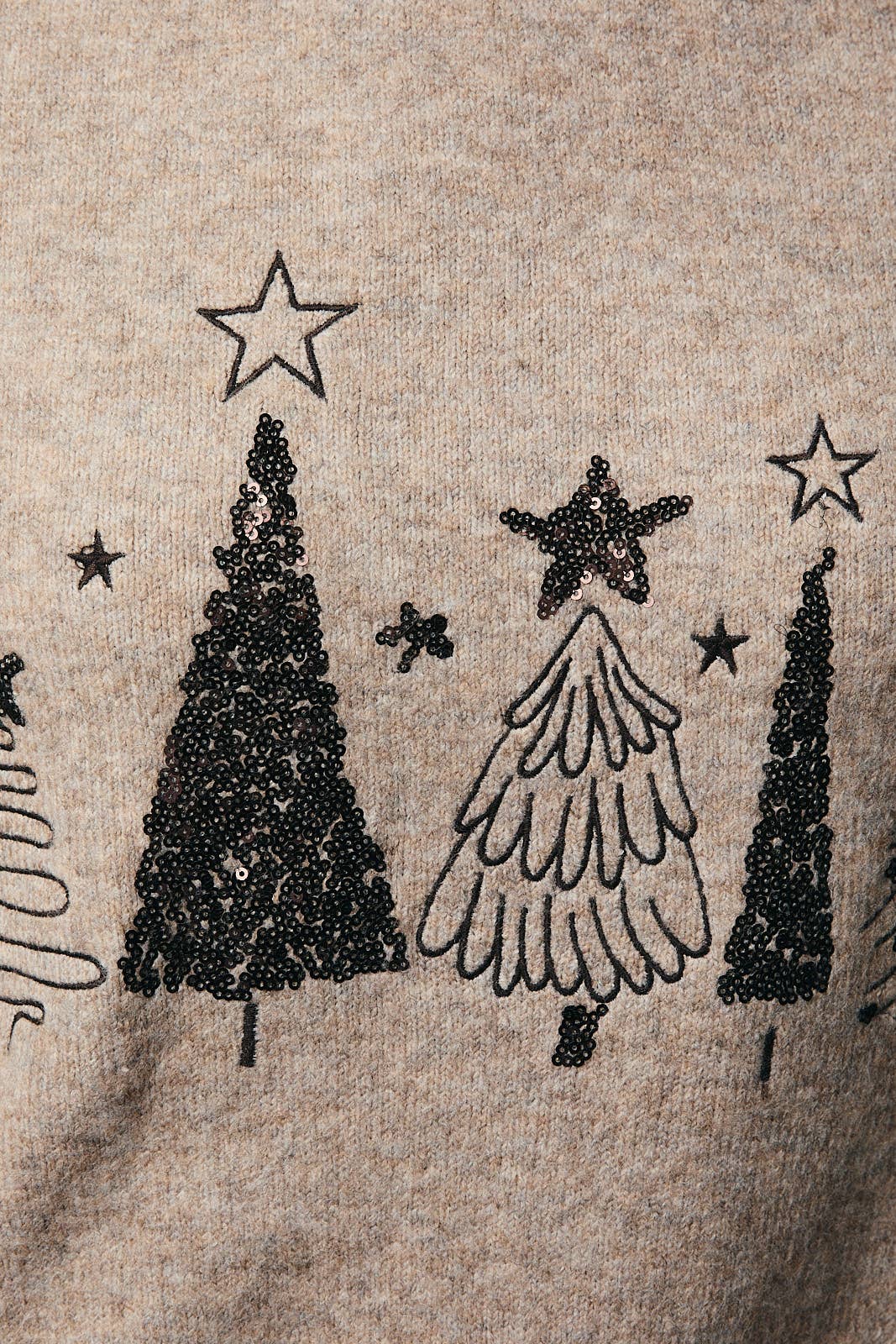 Sequin Tree Sweater