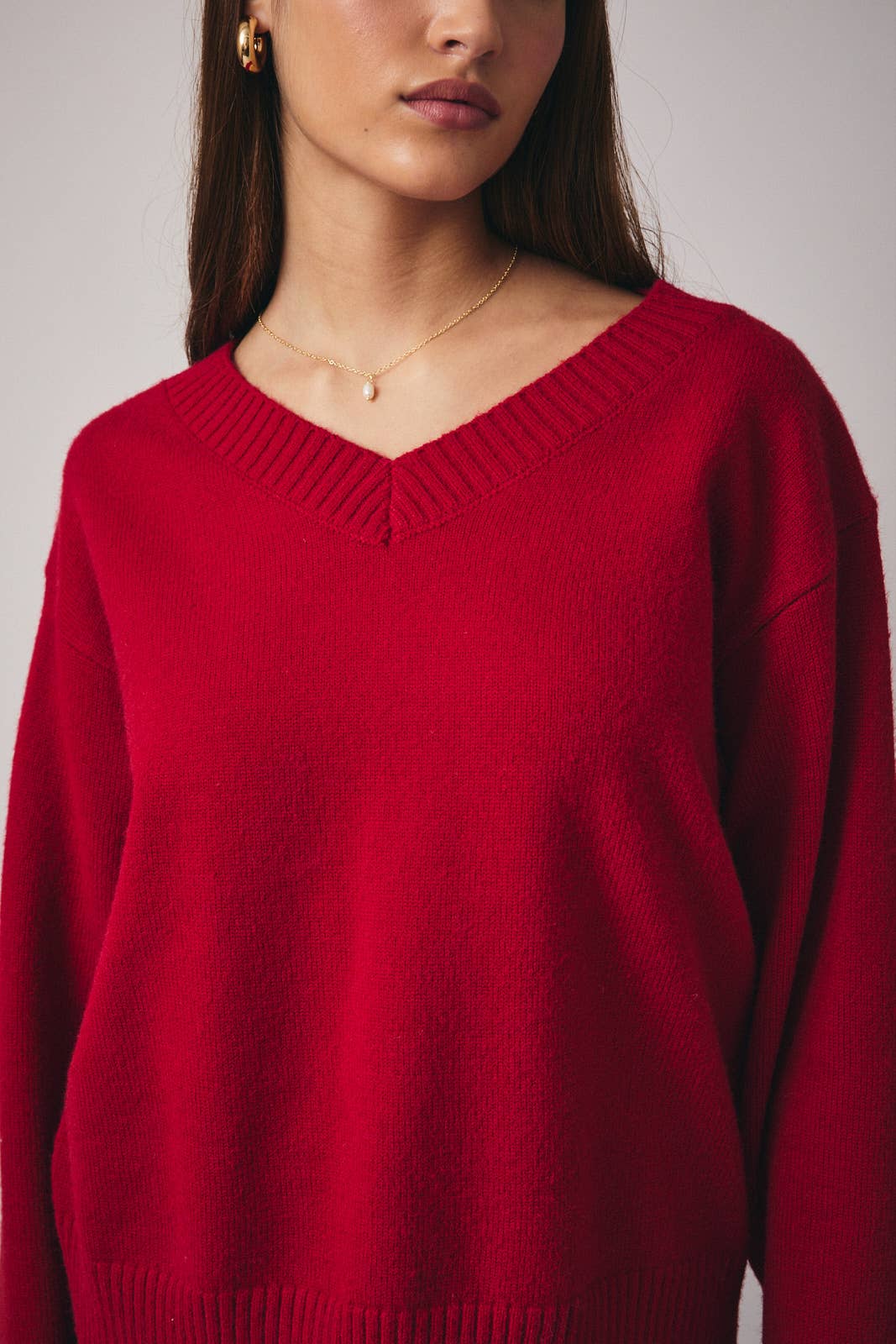 Juliet Sweater in Red