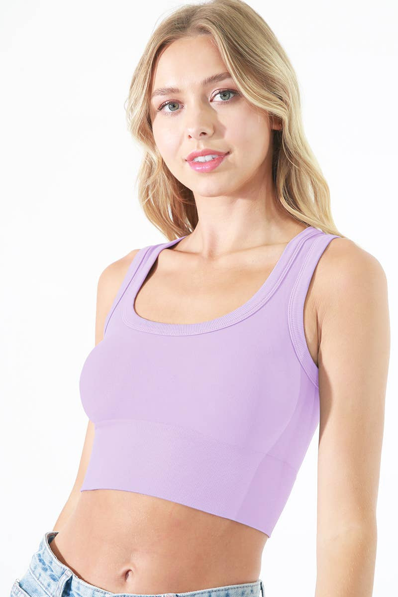 Crop Top in Orchid Petal