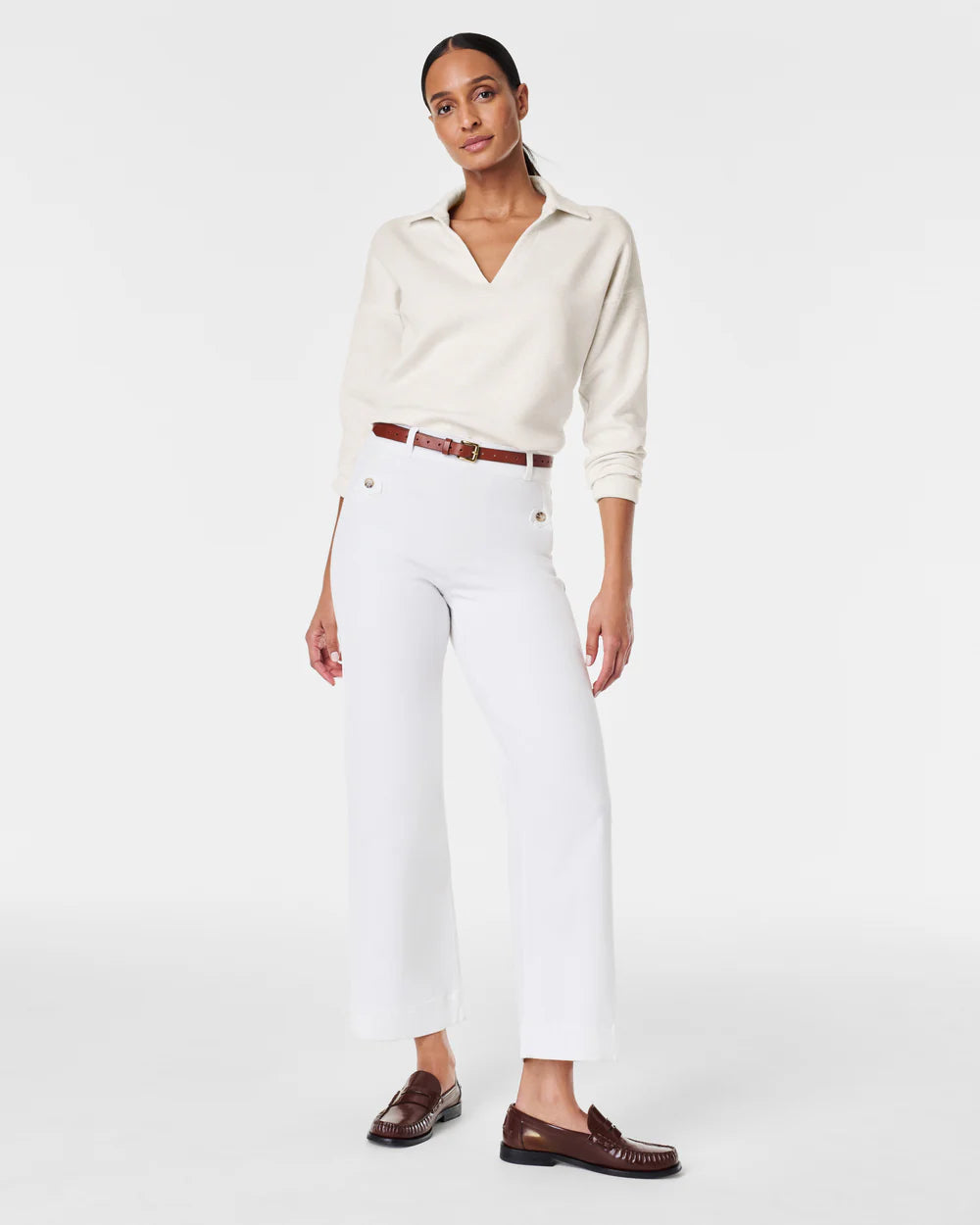 Spanx Cropped Twill Pant