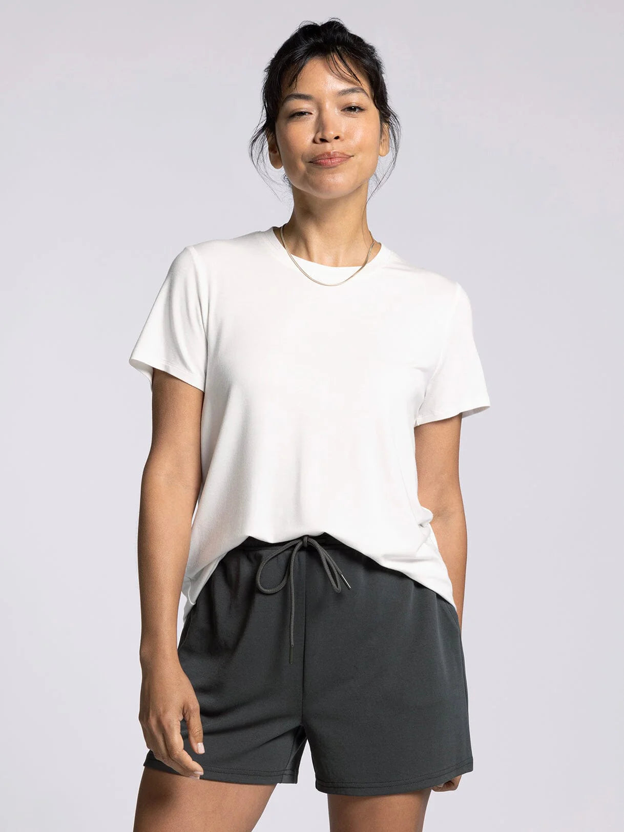 Nikki Tee in White by Thread & Supply