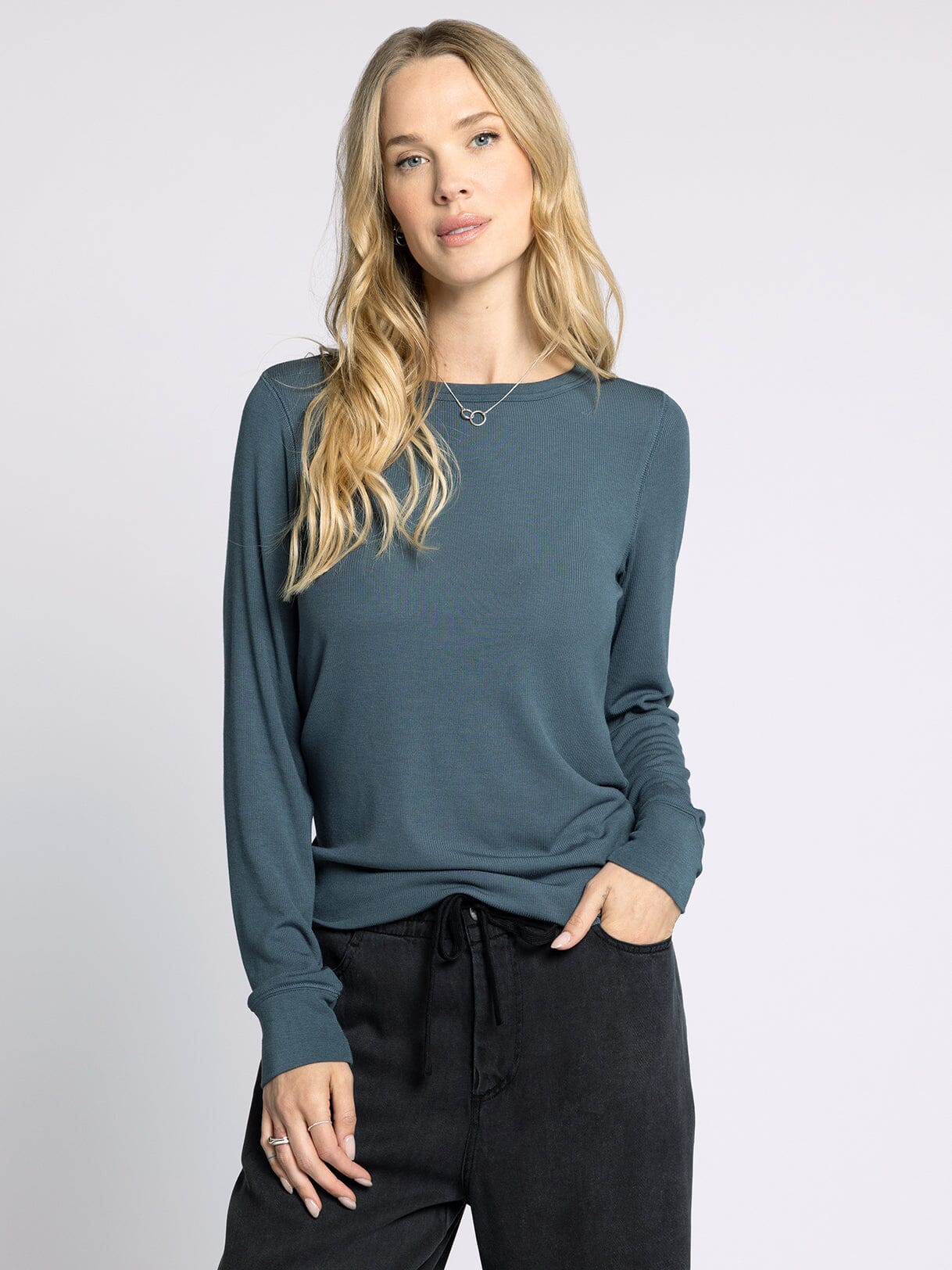 Stacy Top by Thread and Supply in Dark Spruce