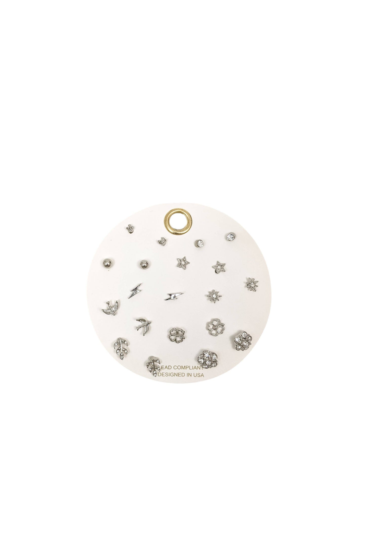 Rhianna Earring Set - silver
