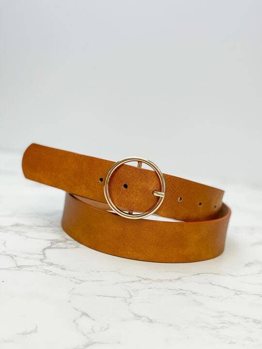 Kahlo Gold Buckle Belt - plus
