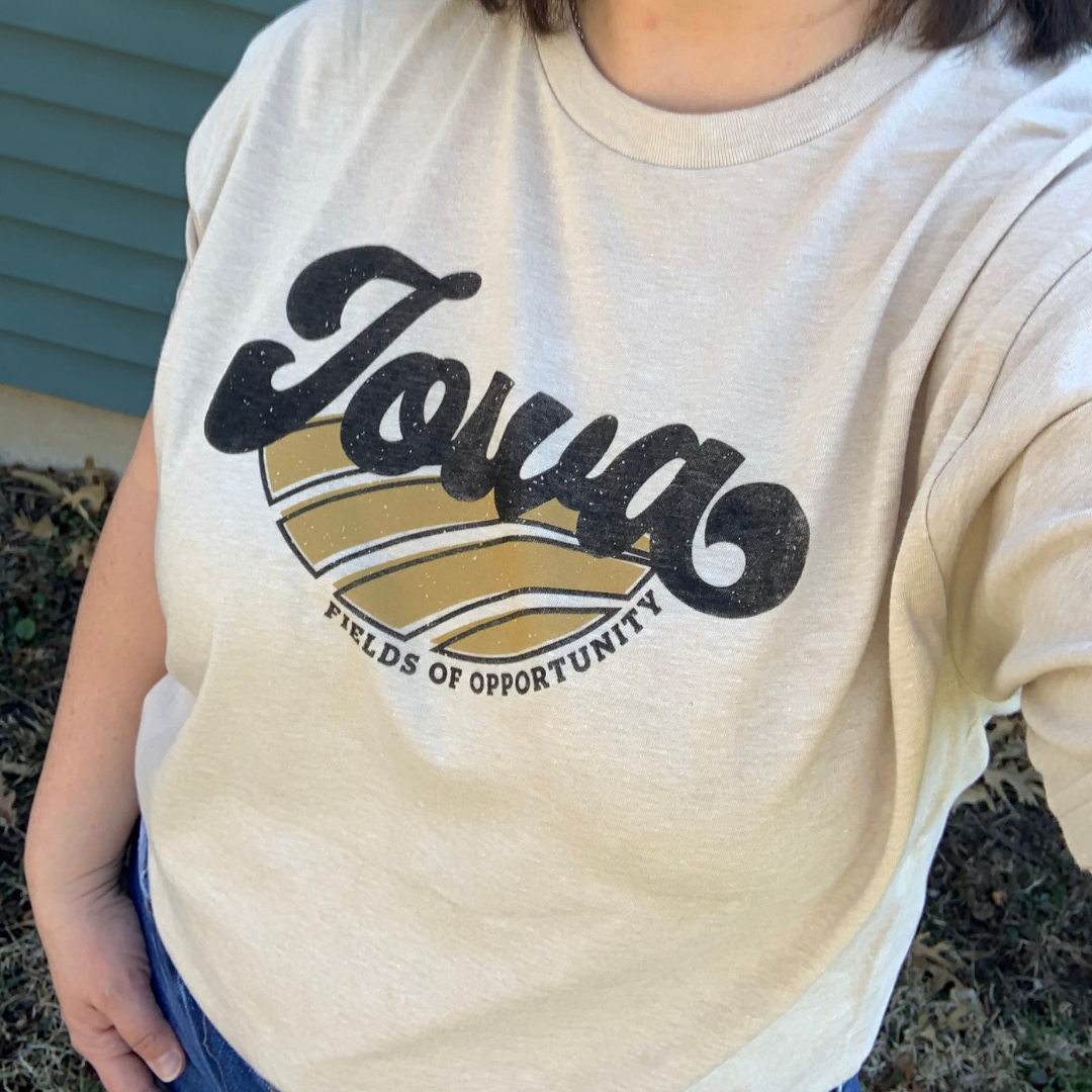 Iowa Tee Shirt, Iowa T-shirt, Iowa