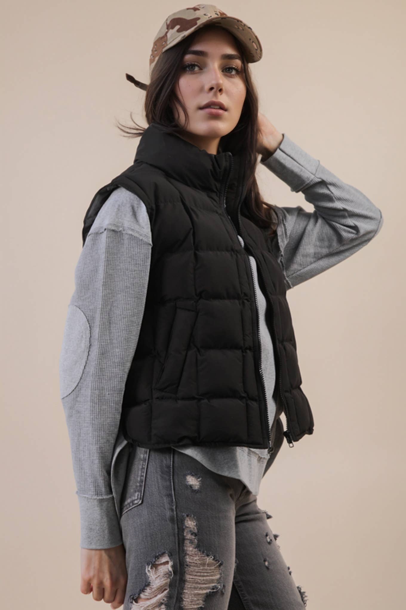 Puffer Vest BLACK