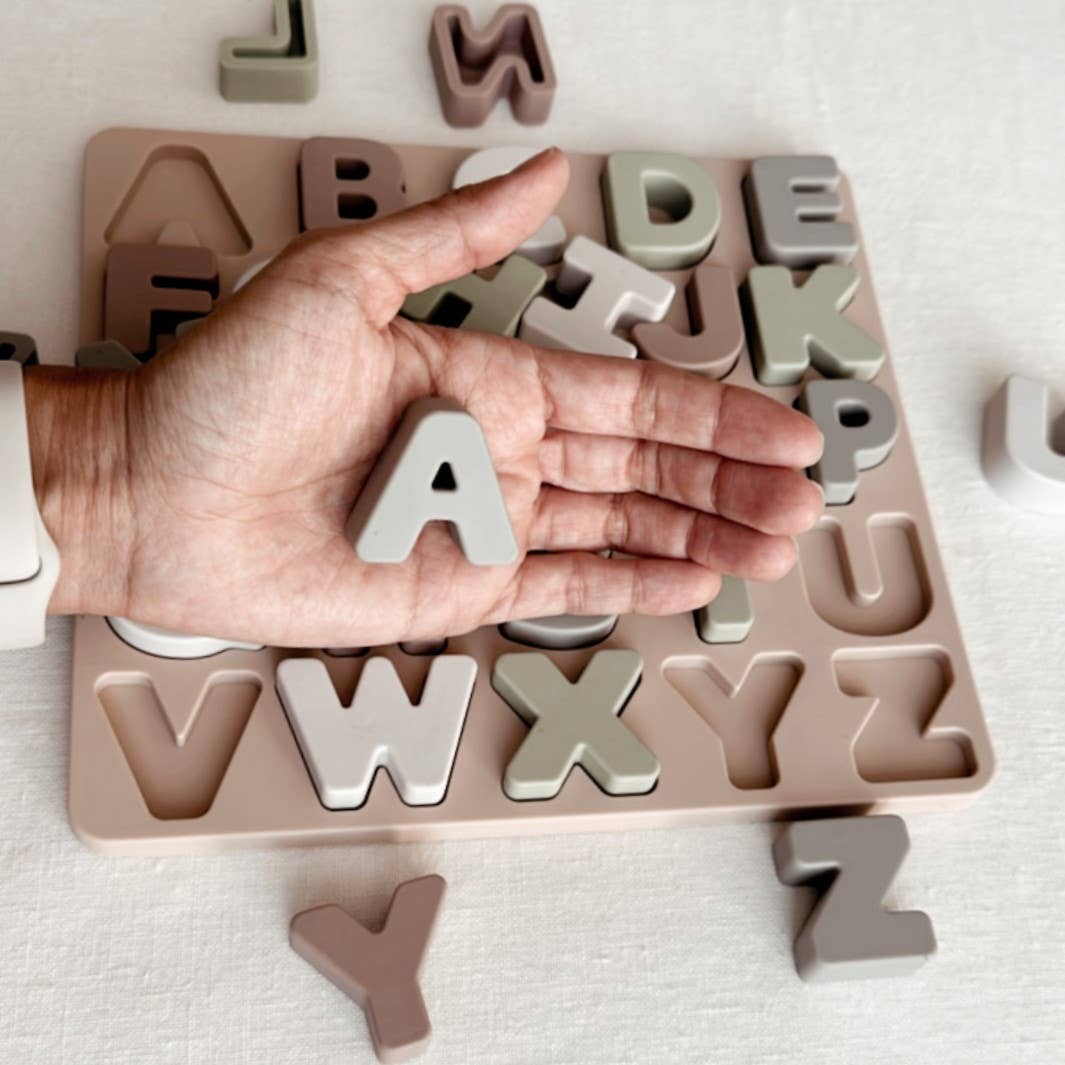 (27-pc) Soft Silicone ABC Puzzle for Toddlers