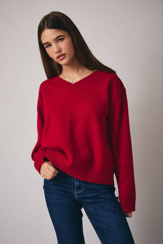 Juliet Sweater in Red