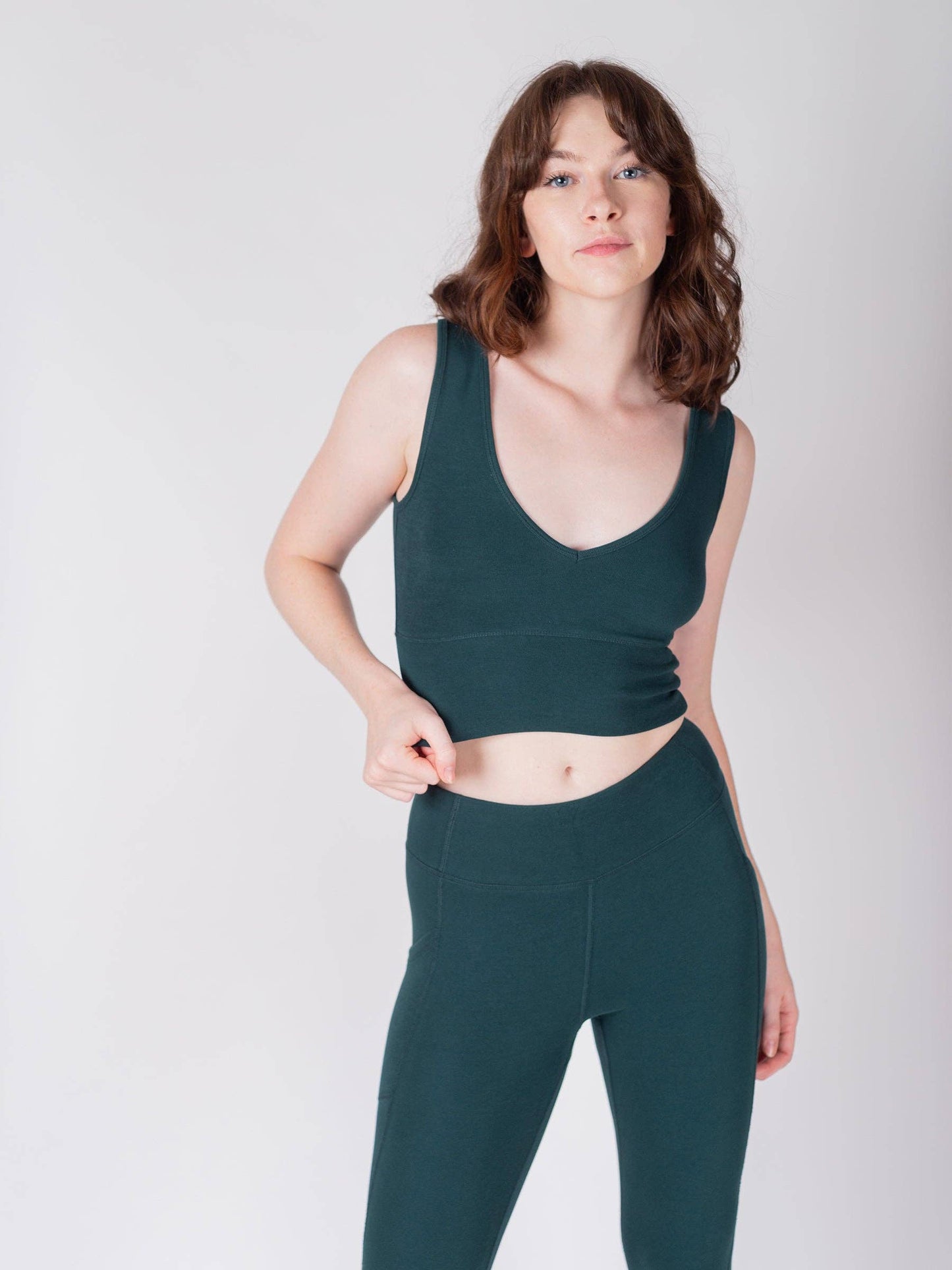 Organic Reversible Tank in Monstera