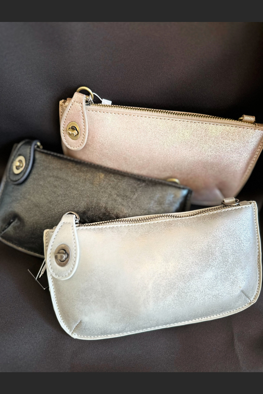 Christie Lux Crossbody Wristlet - 3 Colors