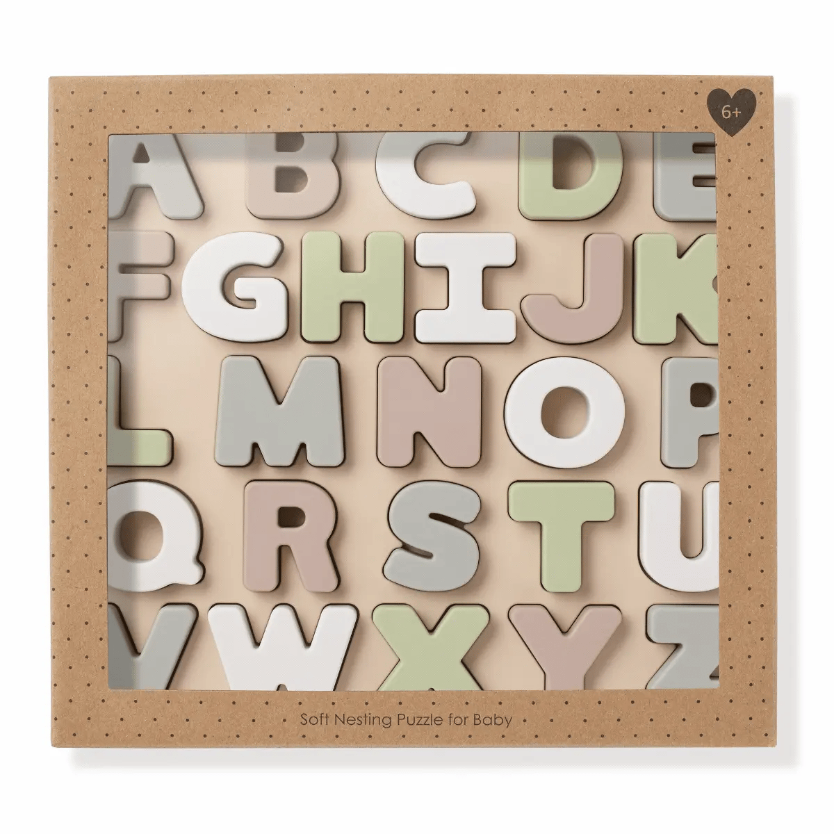 (27-pc) Soft Silicone ABC Puzzle for Toddlers