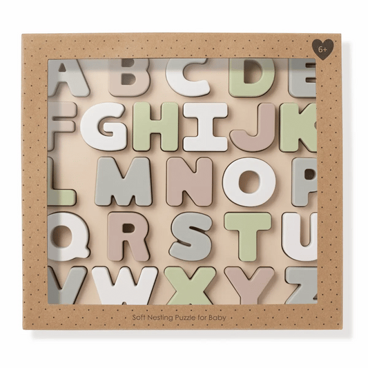 (27-pc) Soft Silicone ABC Puzzle for Toddlers