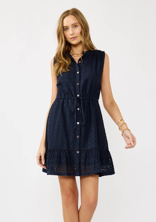 Jami Dress in Navy