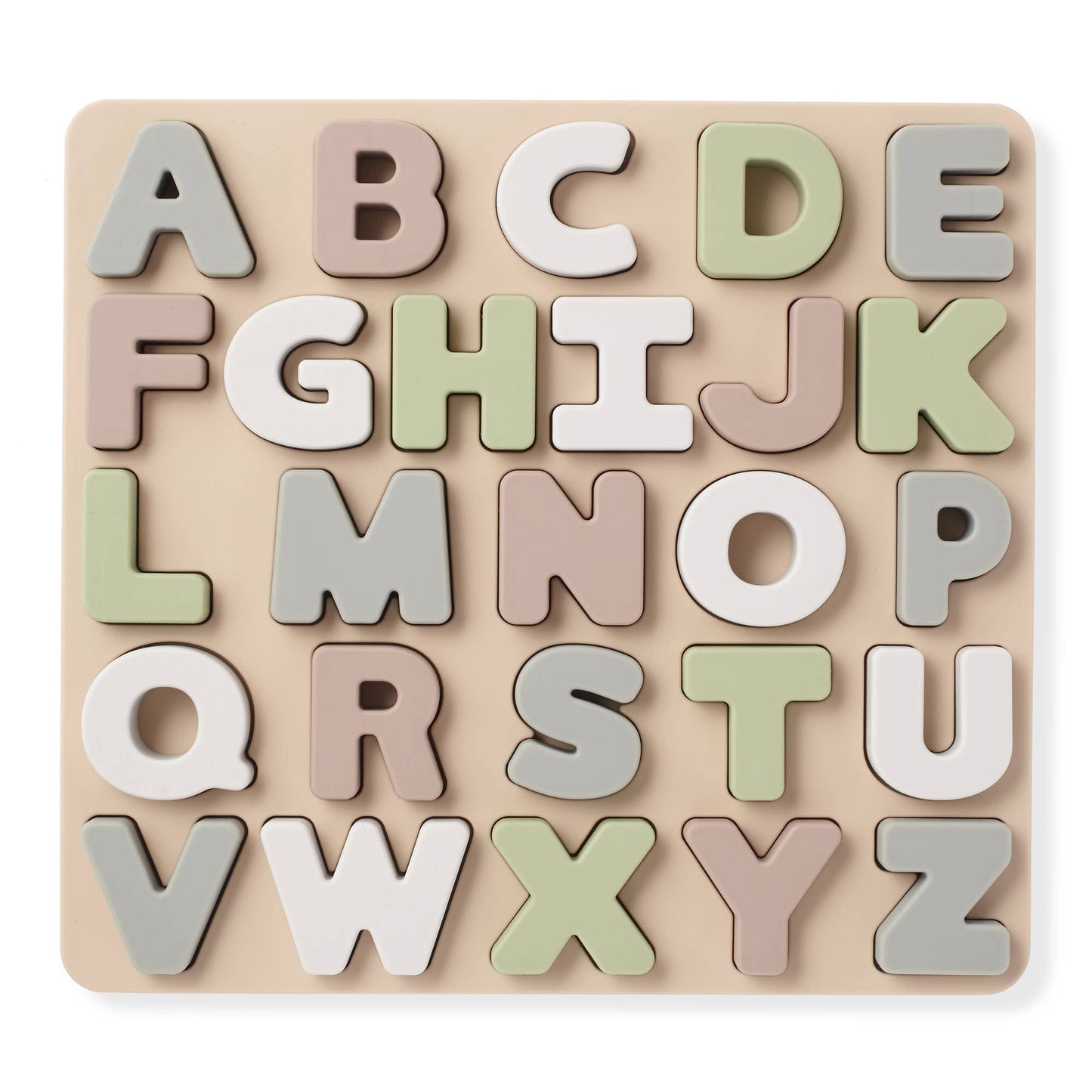 (27-pc) Soft Silicone ABC Puzzle for Toddlers