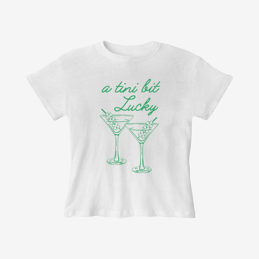 A Tini Bit Lucky St. Patrick’s Day Tee