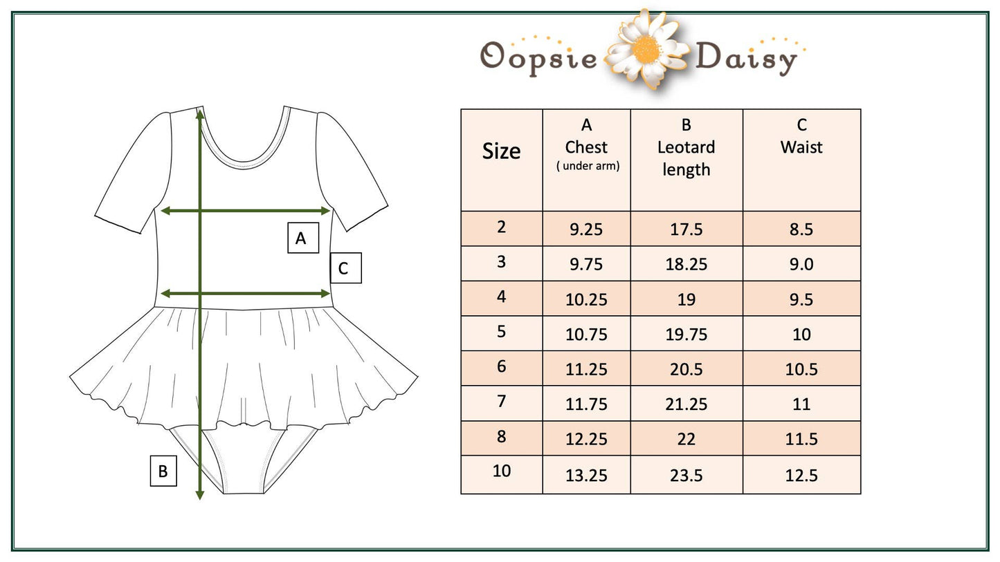 Kids Pinky Check Flower Skirted Leotard by Oopsie Daisy