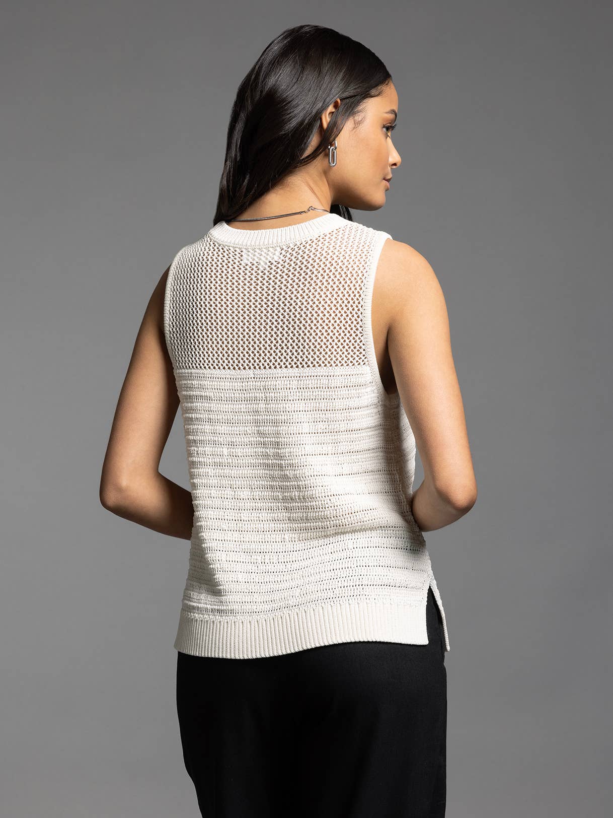 Sayra Tank in Ivory
