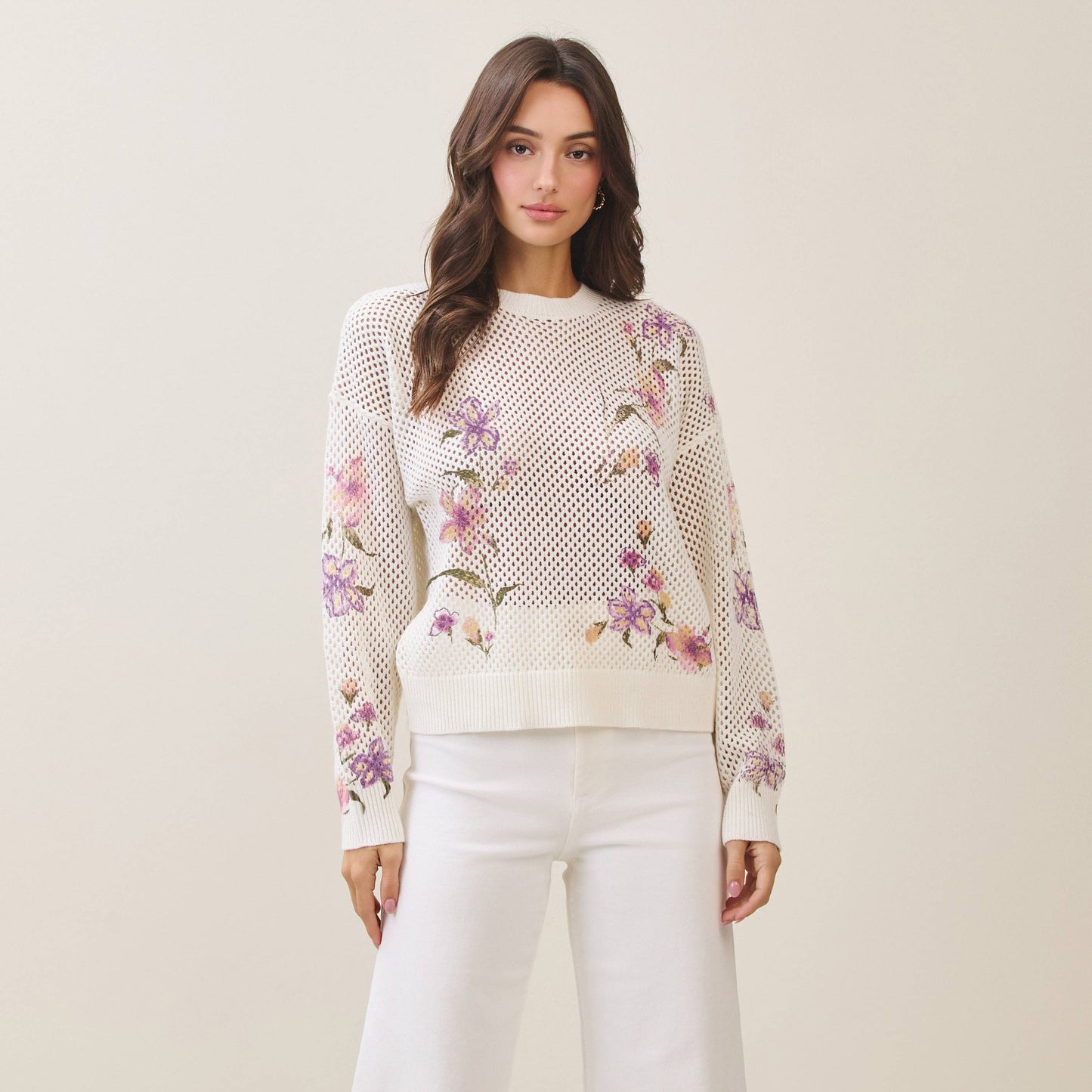 Viola Floral Knit Top