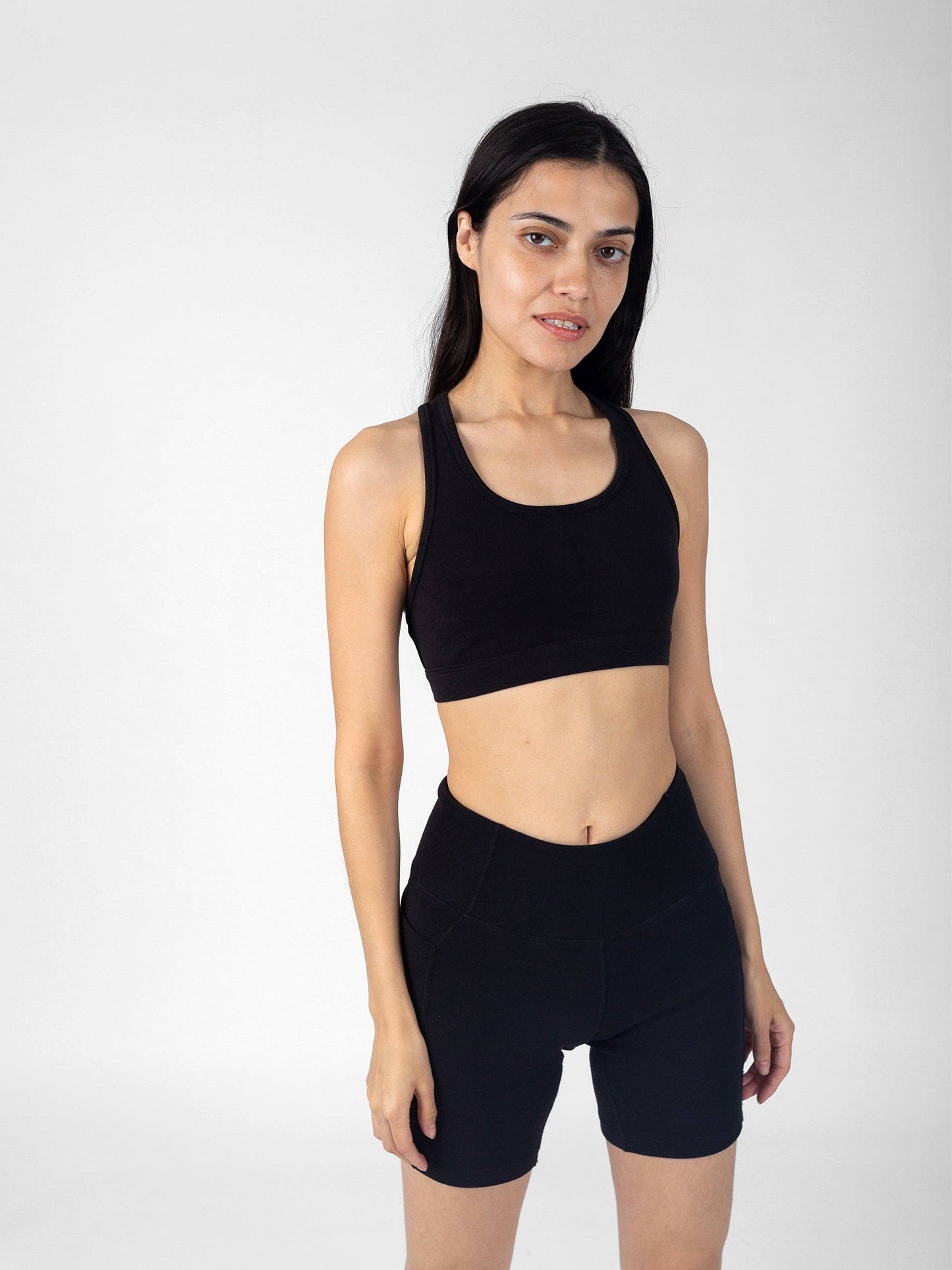 Organic Sports Bra in Eclipse by Happy Earth
