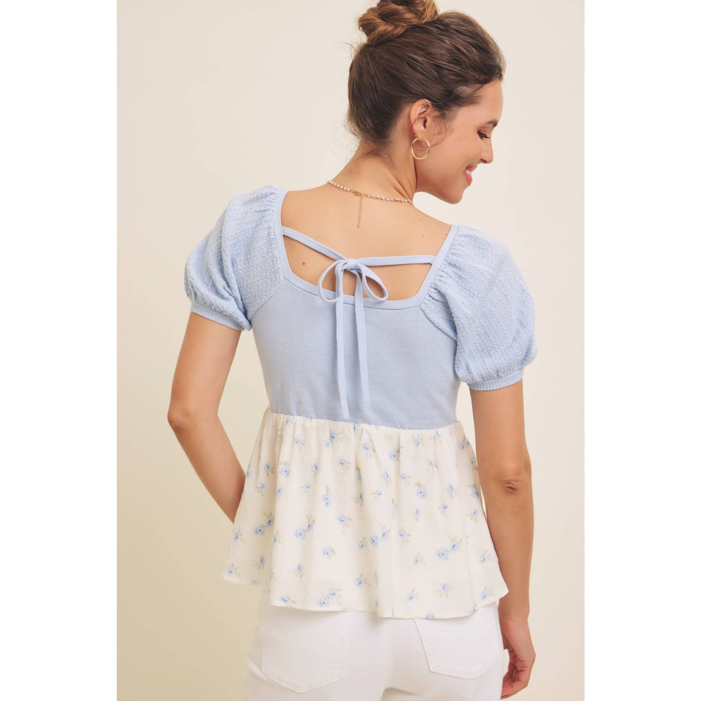 The Cassie Top in Blue