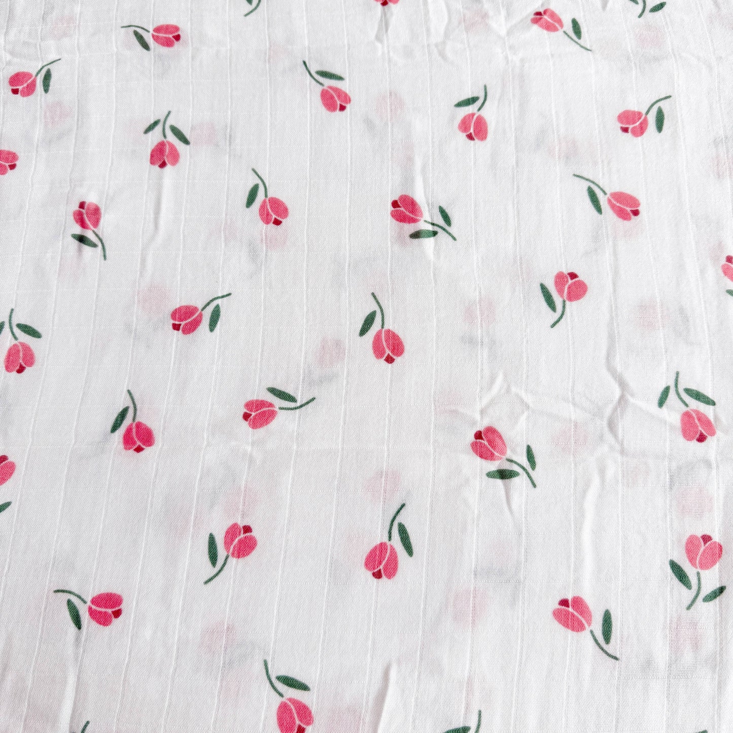 Bamboo Muslin Swaddle Blanket (Tulip)