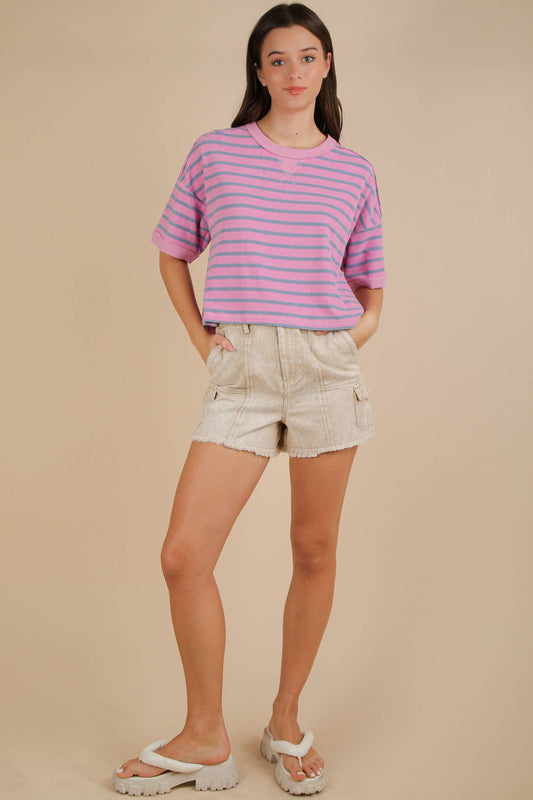 Hilary Top in Purple