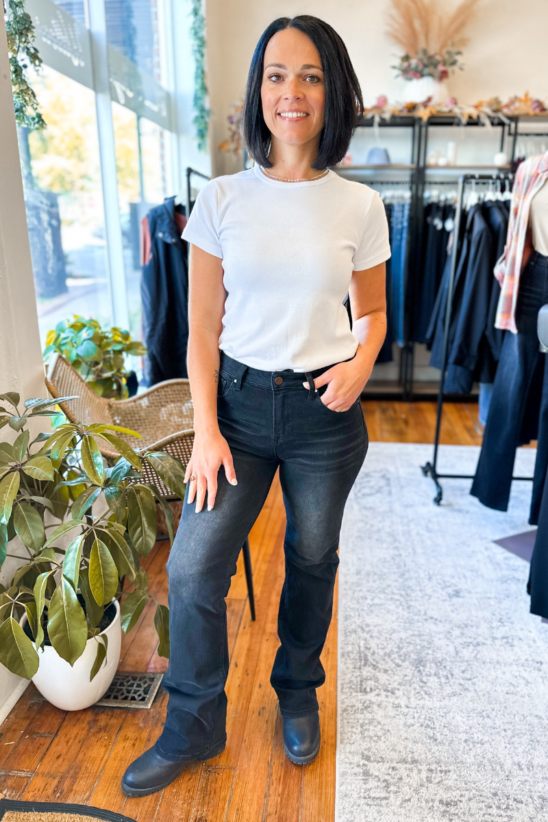 Tessa Black Jeans