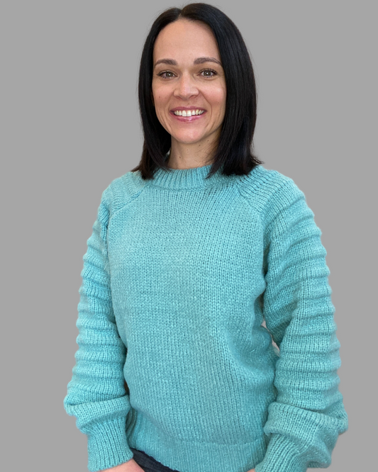 sweater textured sleeve 