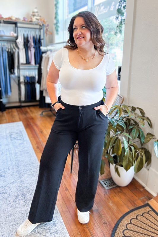 Dahlia Black Dress Pants