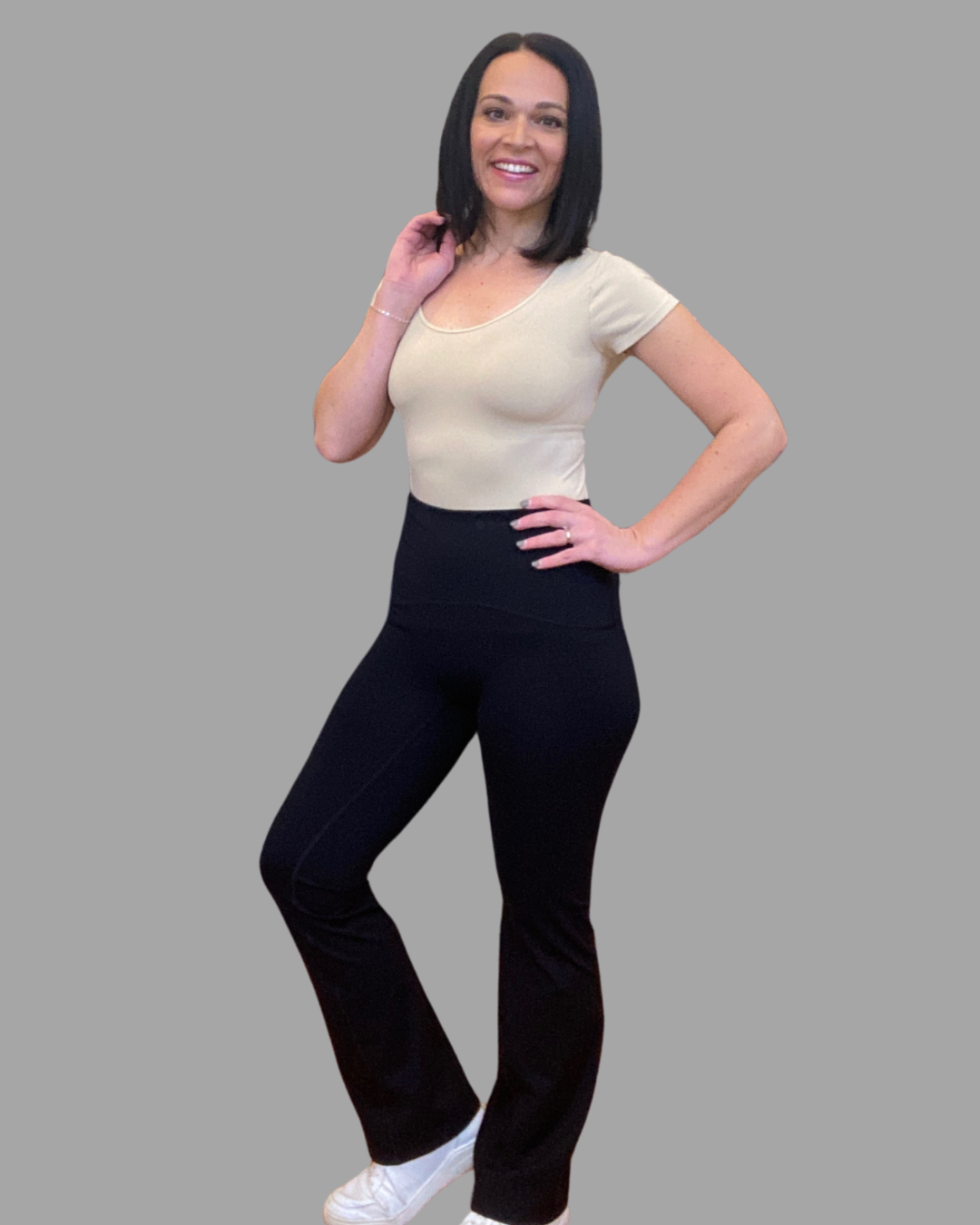 Spanx - Booty Boost Flare Yoga Pants in Black