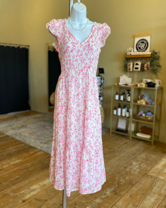 The Lena Dress in Pink