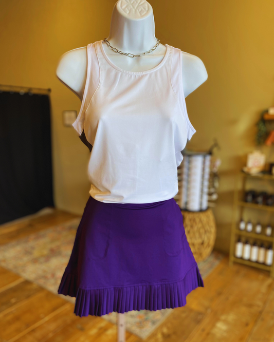 The Alice Pleated-Hem 15" Golf & Tennis Skort