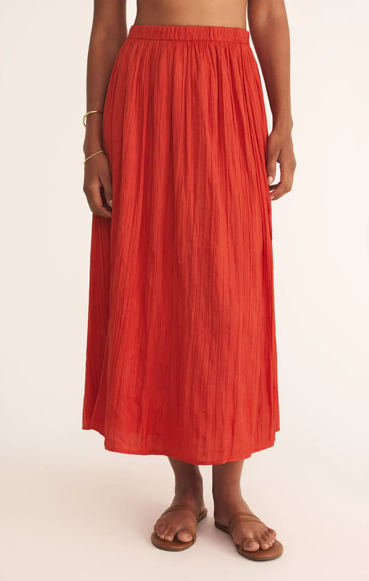 Nicoline Crinkle Midi Skirt by Z Supply