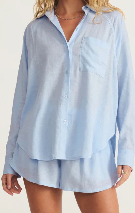 Perfect Linen Top Z Supply