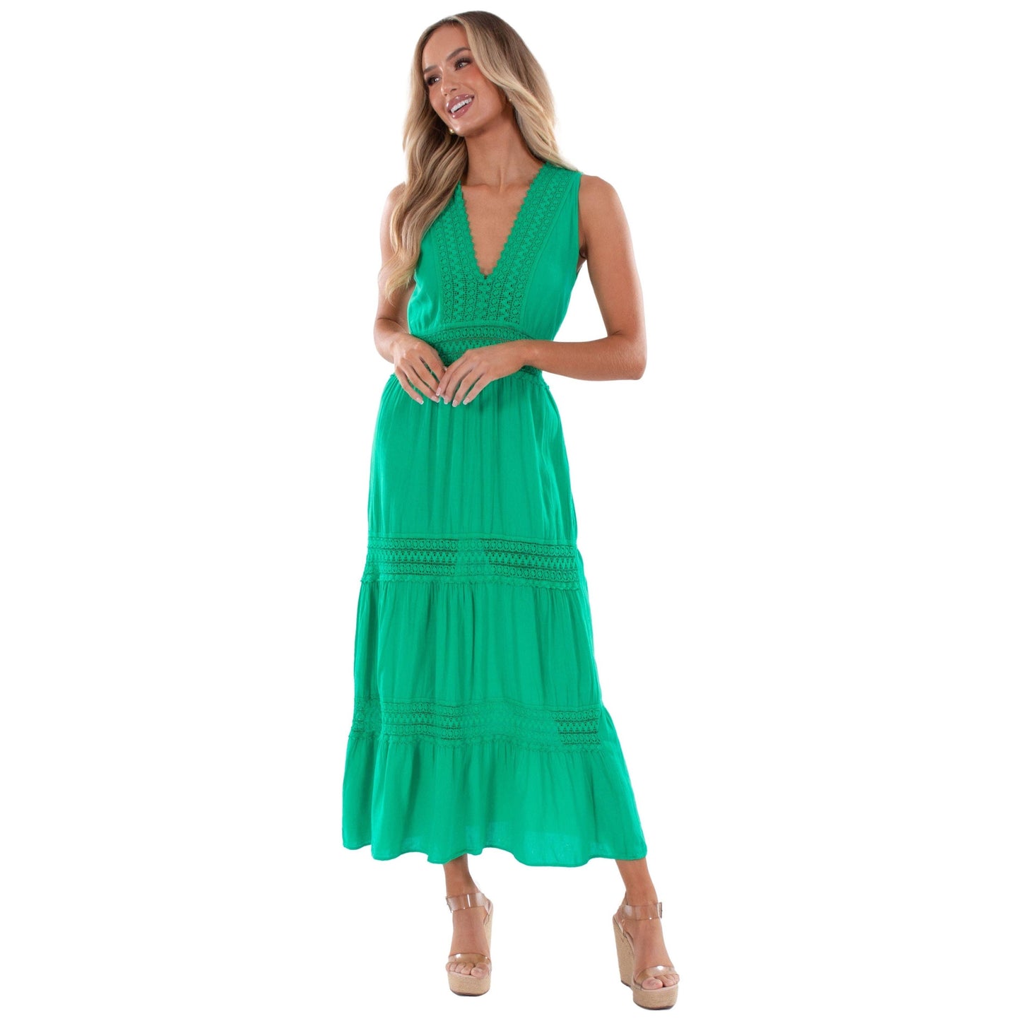 Resort Maxi Dress in Green