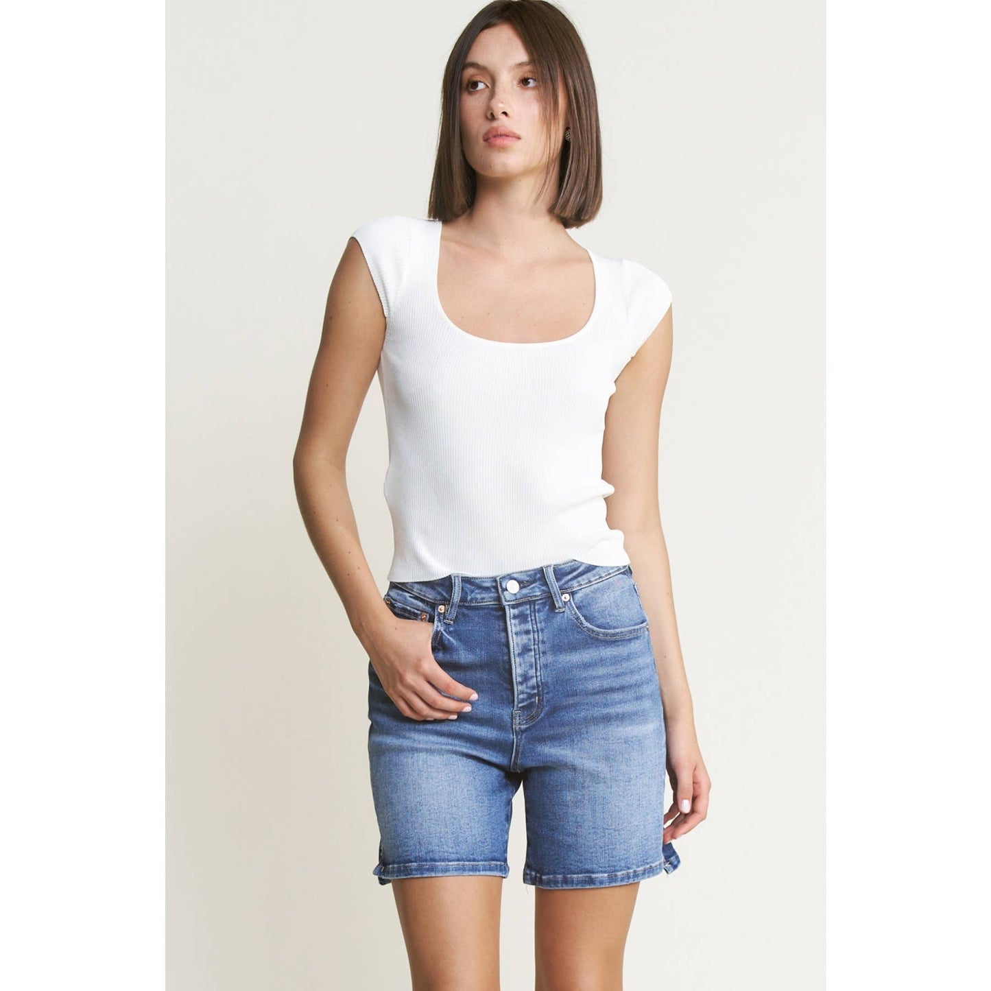 Bermuda Shorts by Mica Denim