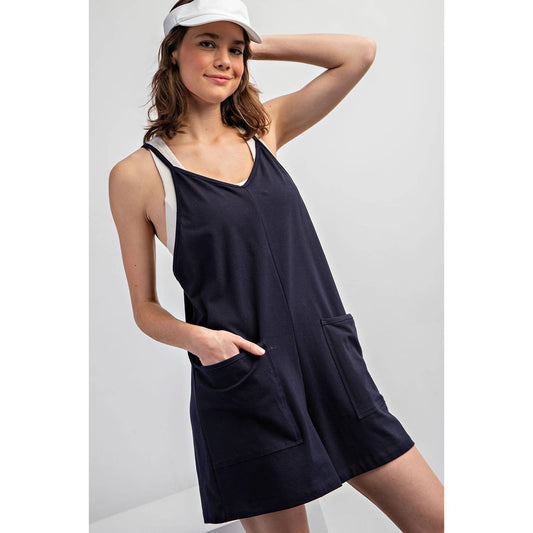 Ivy Romper in Navy