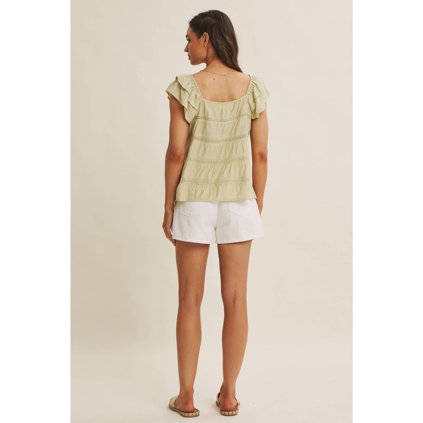 Boho Ruffle Sleeved Top