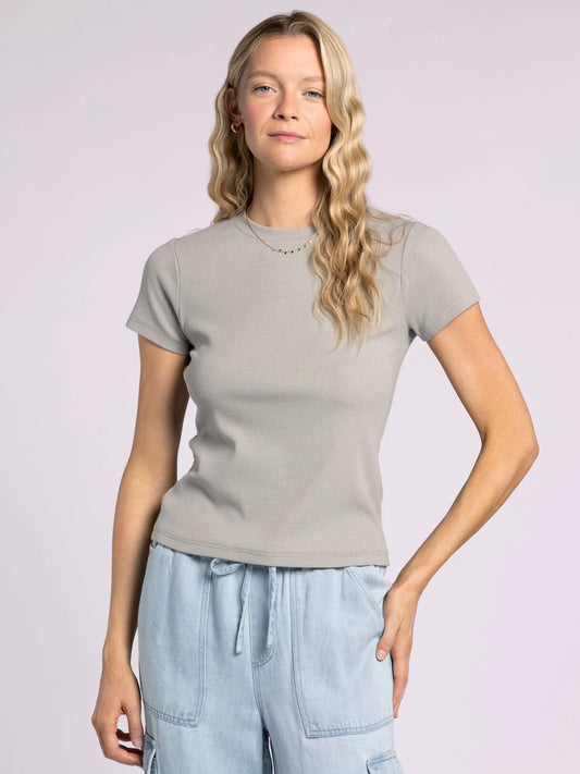Annie Tee in Forest Fog by Thread & Supply