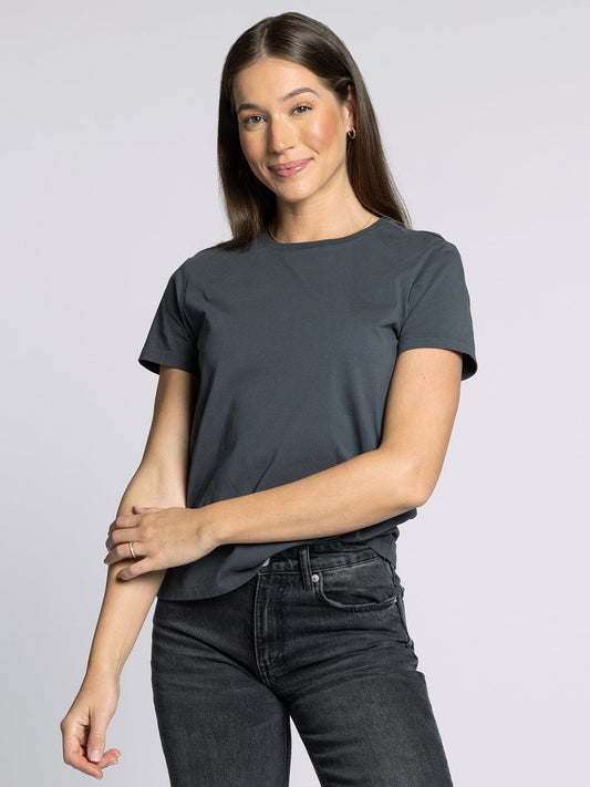 Asher Tee in blue nights by Thread & Supply