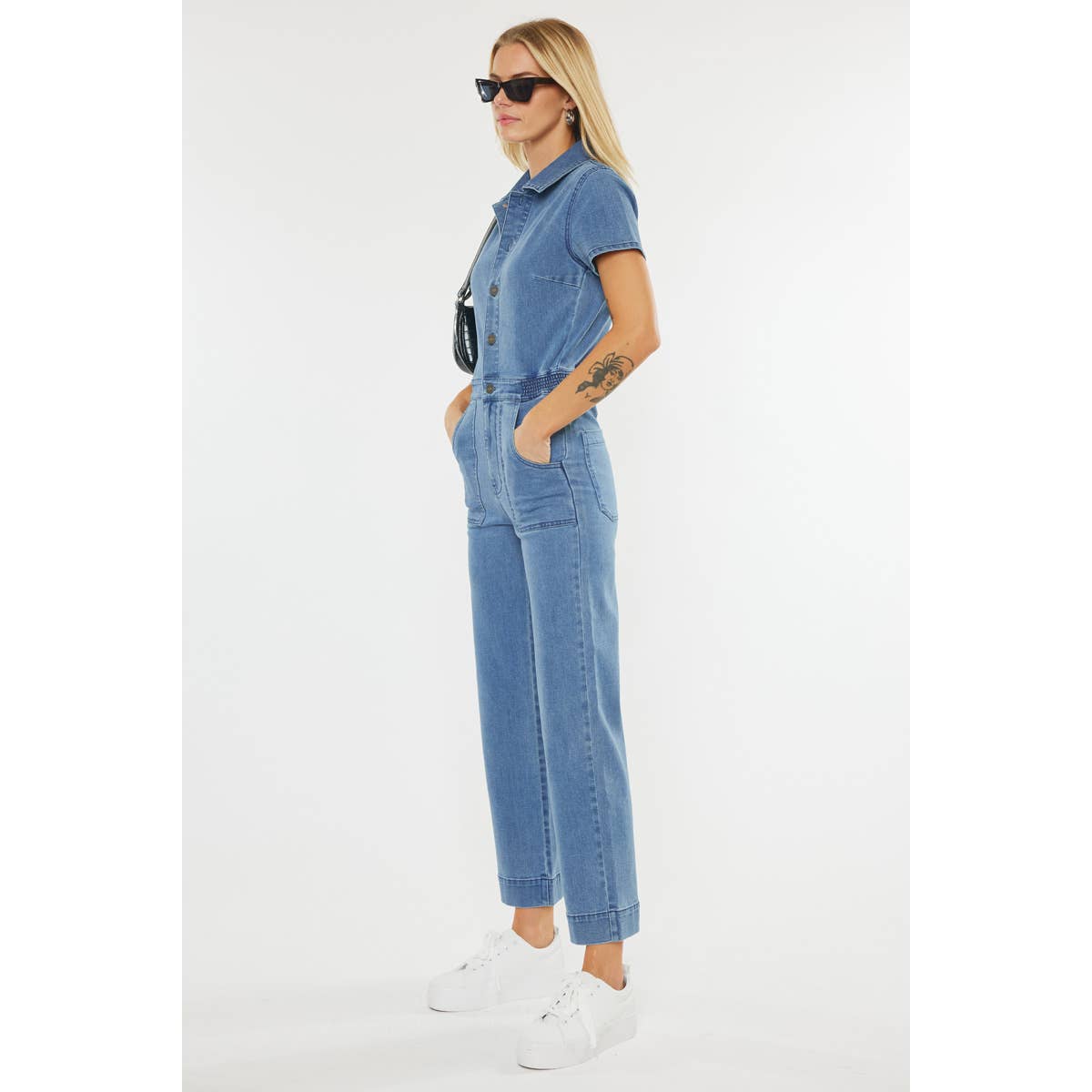 Denim Jumpsuit by Kan Can