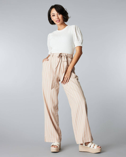 Trouser Pants 100% Rayon Warm Taupe 