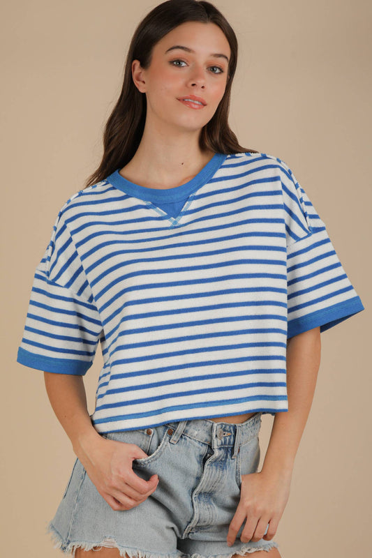 Hilary Top in Blue