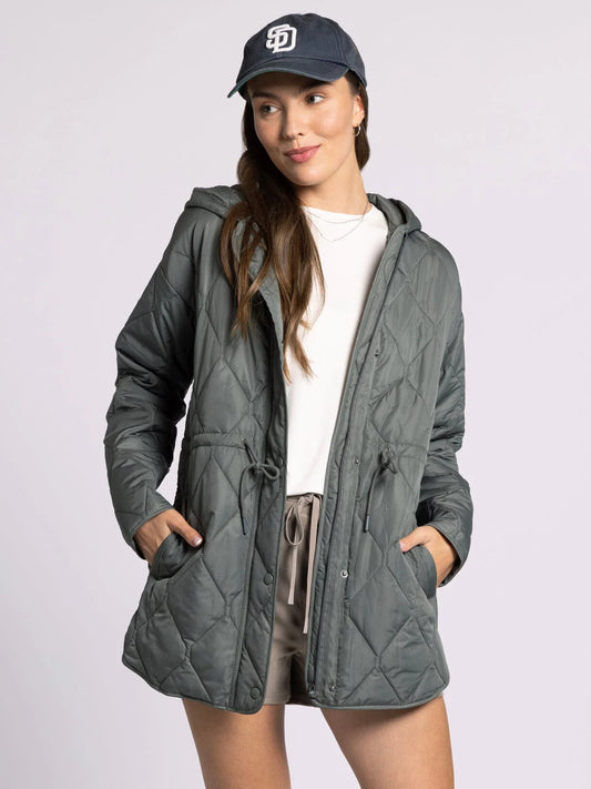 Cecily Jacket by Thread and supply in Smoked Jade
