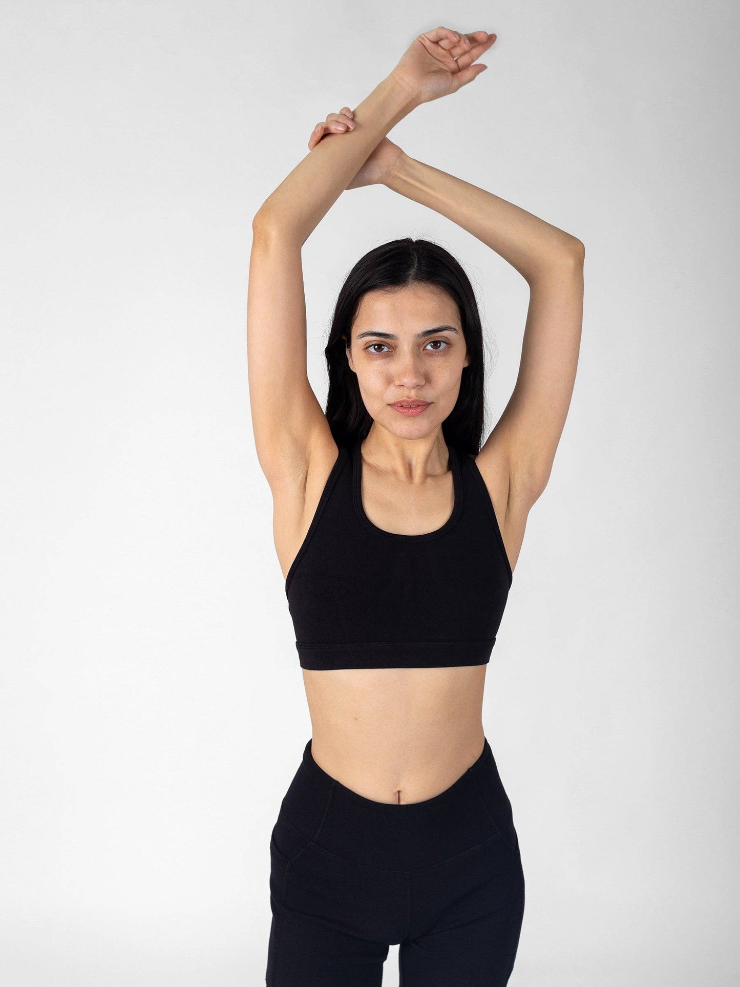 Organic Sports Bra in Eclipse by Happy Earth