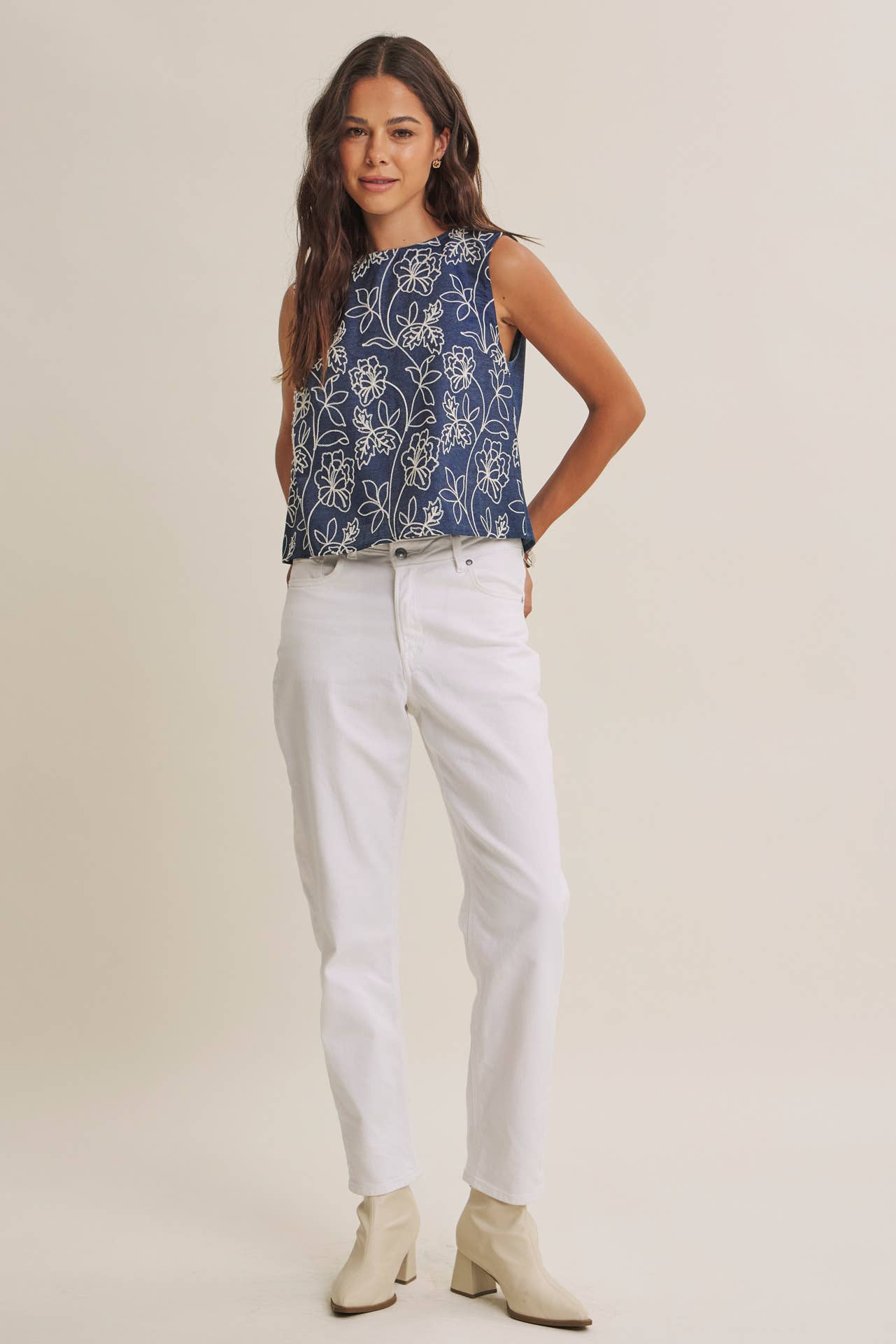 Coastal Day Chambray Blouse