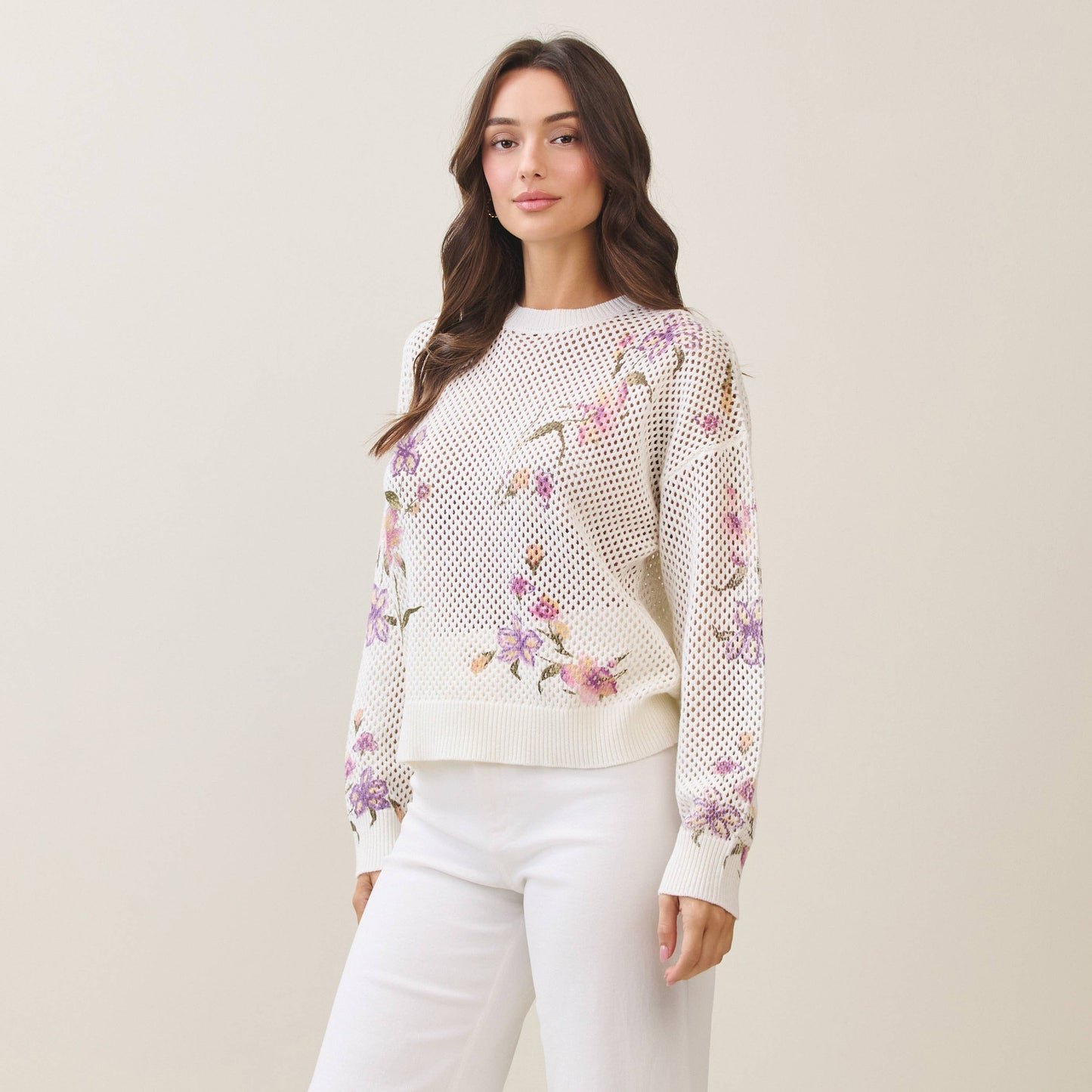 Viola Floral Knit Top