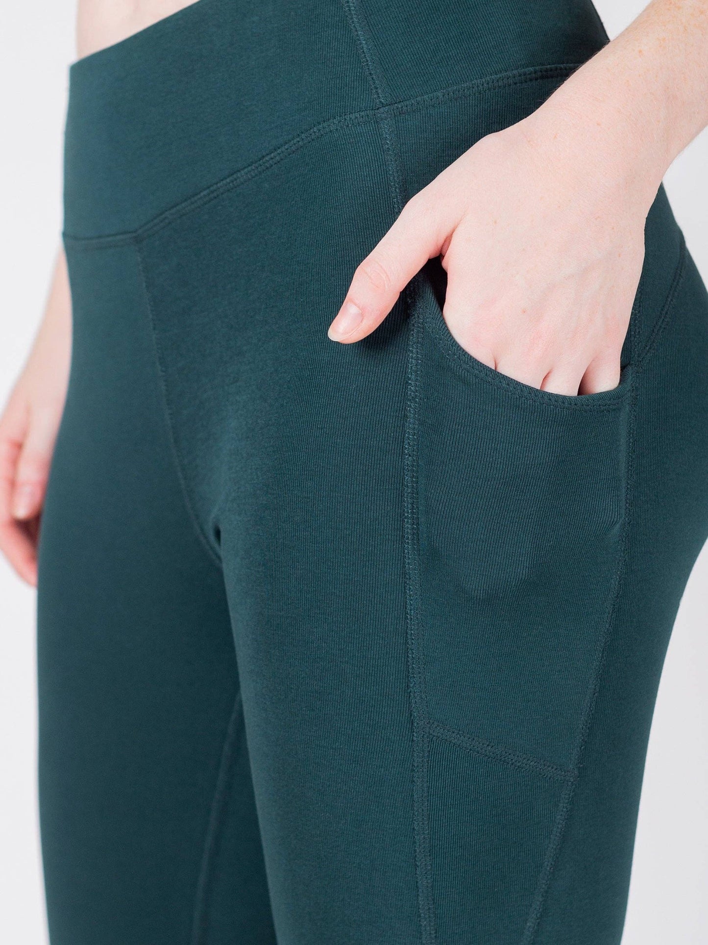 Organic Leggings in Monstera